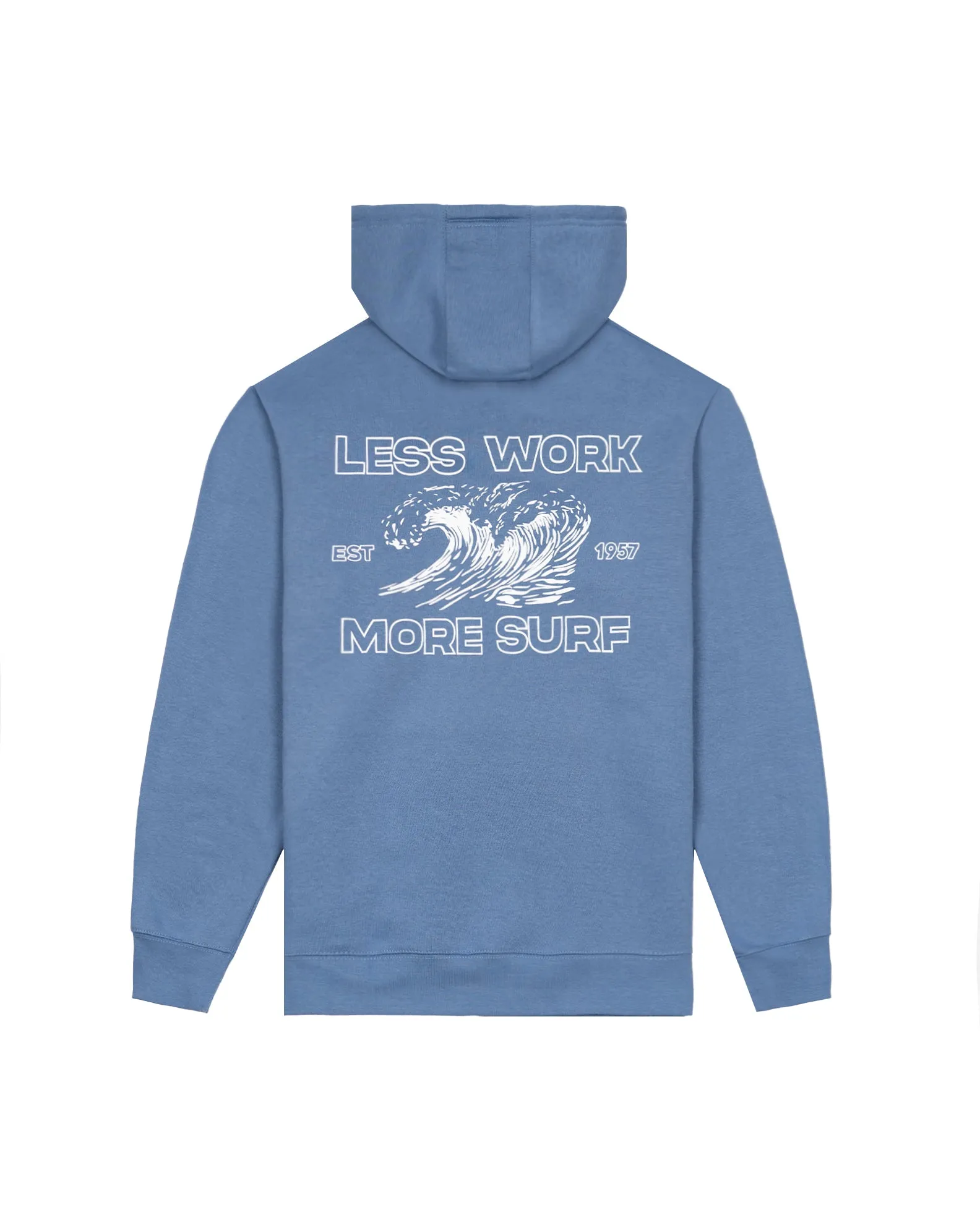 Women's Less Work More Surf L/S Pullover Hoodie