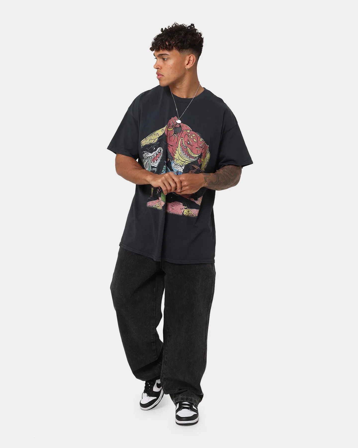 X-Large Bull Denim 91 Pants Washed Black