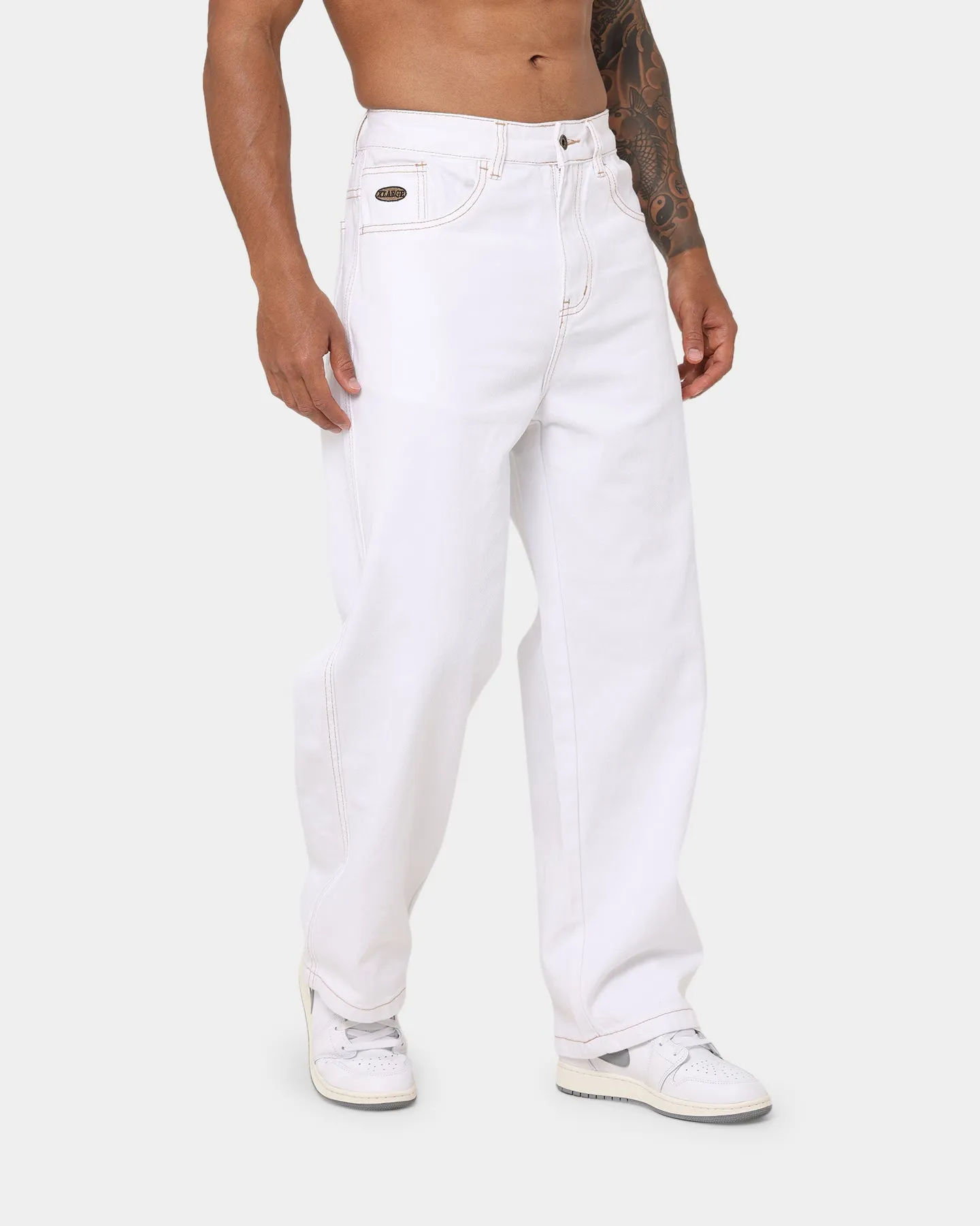 X-Large Bull Denim 91 Pants White