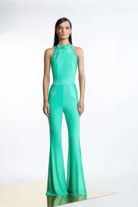 Zhivago Algeny Halter Jumpsuit with Satin Panelling